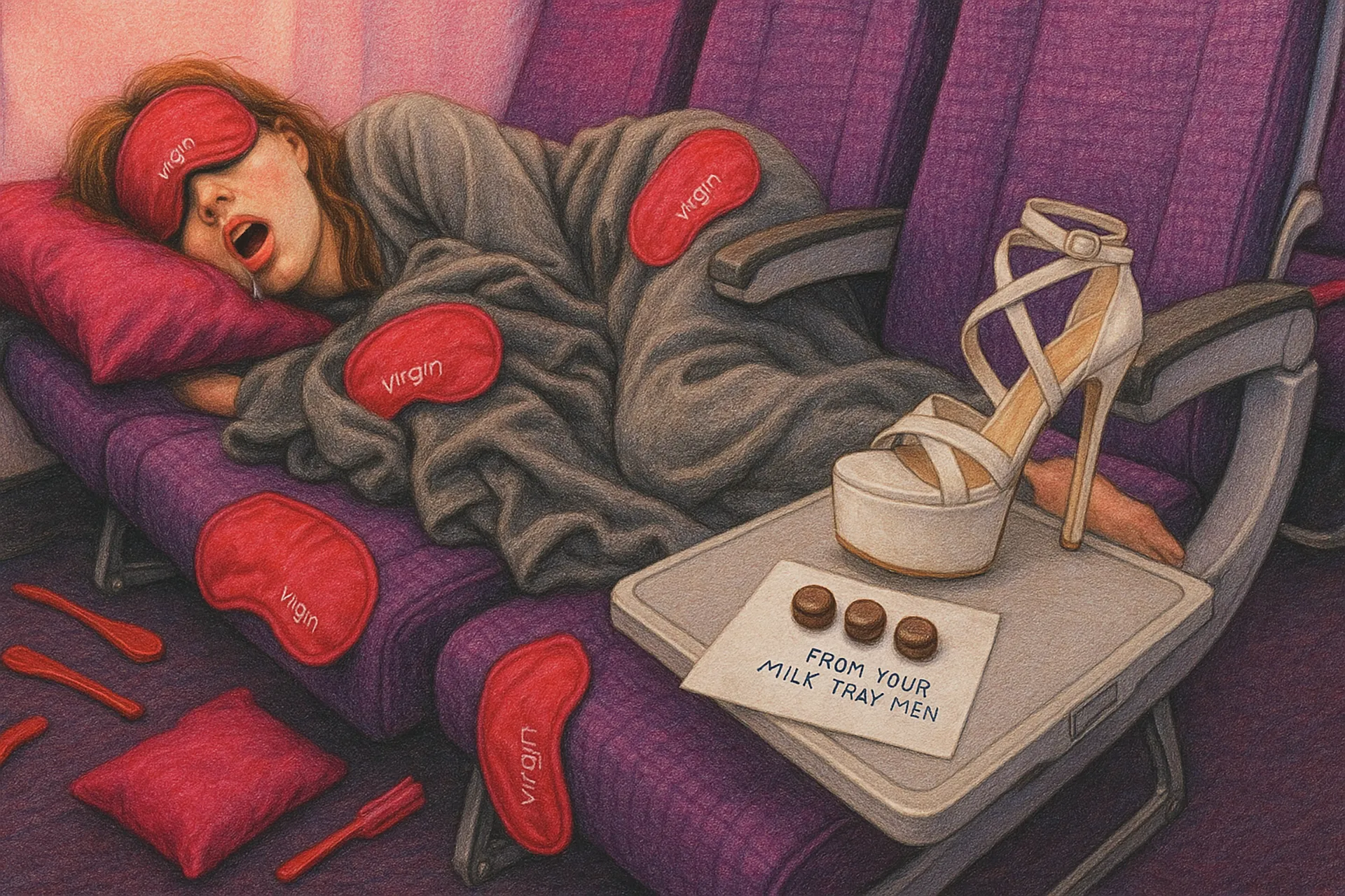 Virgin Atlantic Ghost Flight - From Your Milk Tray Men