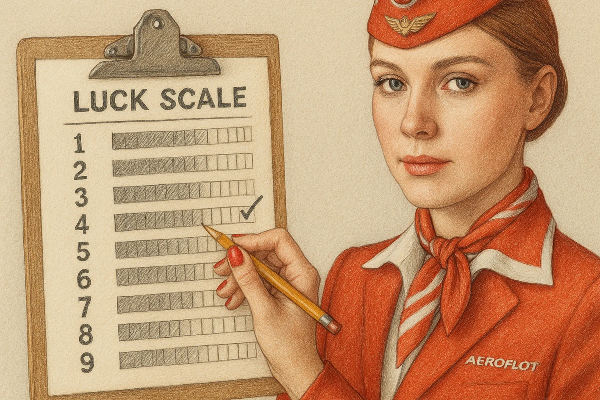 Is the cabin crew interview about luck?