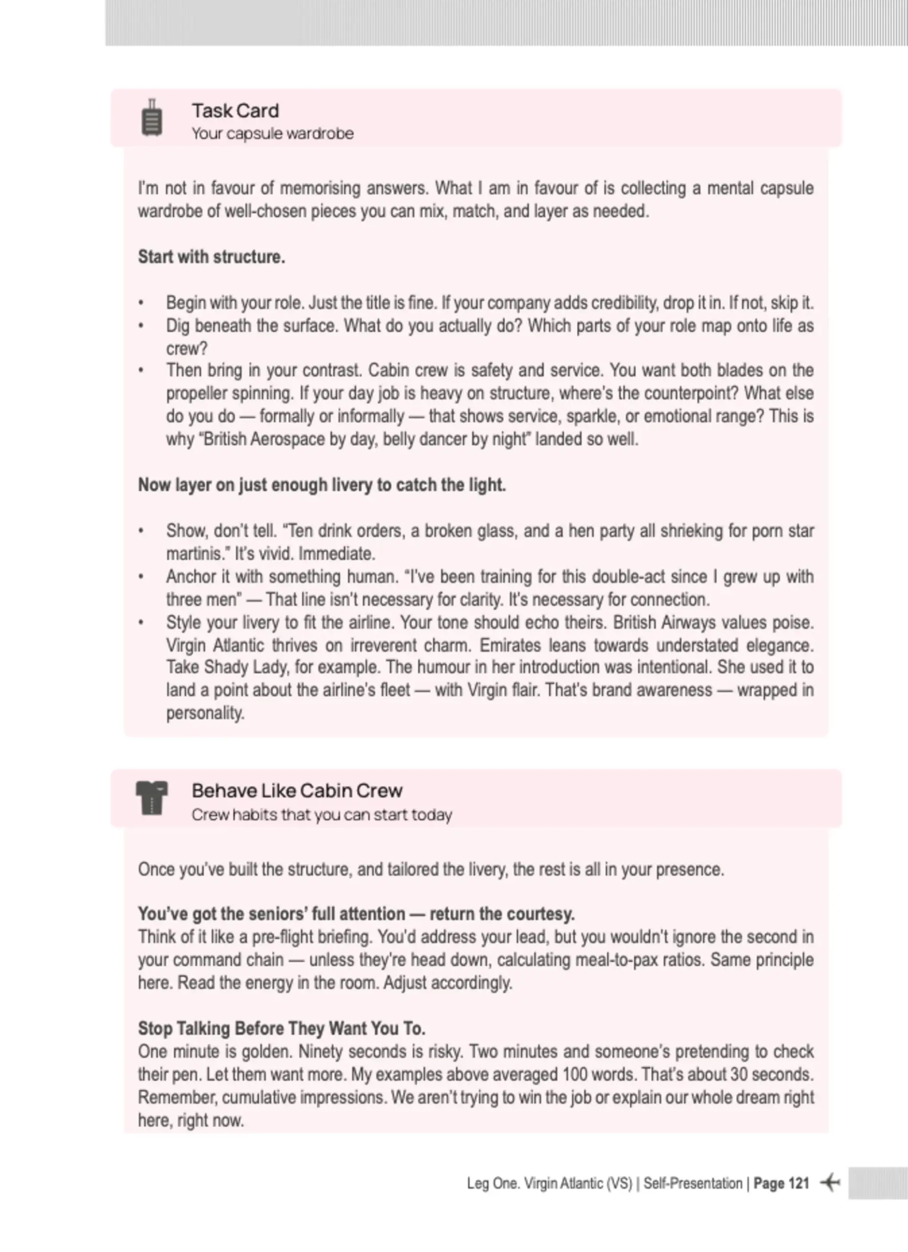 The Cabin Crew Interview Made Easy - Sample Pages