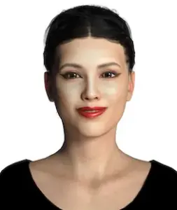 AI cabin crew applicant - Joelle