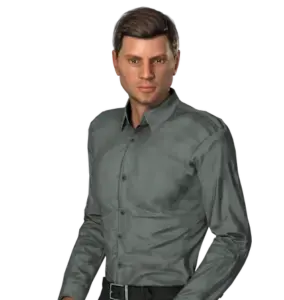 AI cabin crew applicant - Tyrone